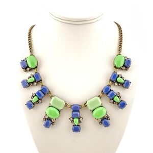 J. Crew Necklace in Green and Blue